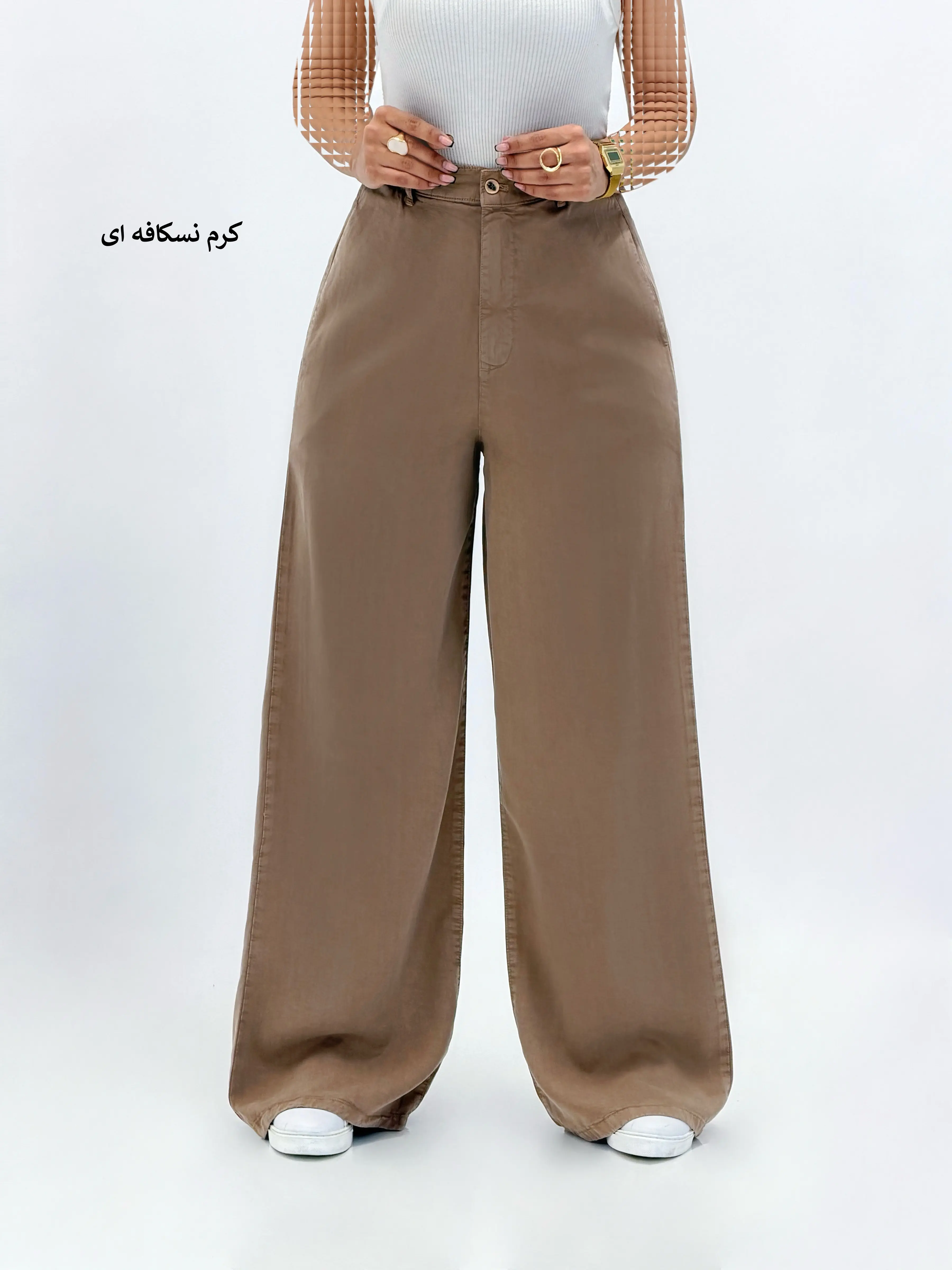 6858-شلوار بگ سیلک رویال